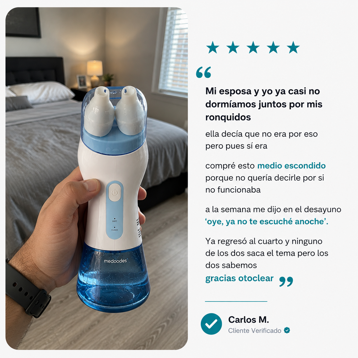 OtoClear™ — Irrigador Nasal Clínico