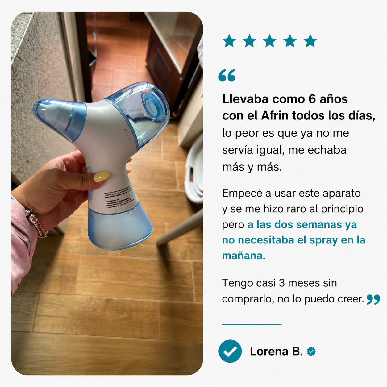 OtoClear™ — Irrigador Nasal Clínico